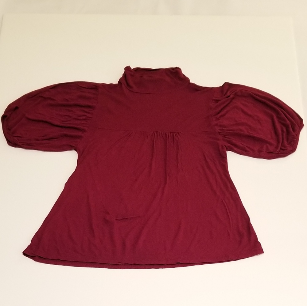 Burgundy women top